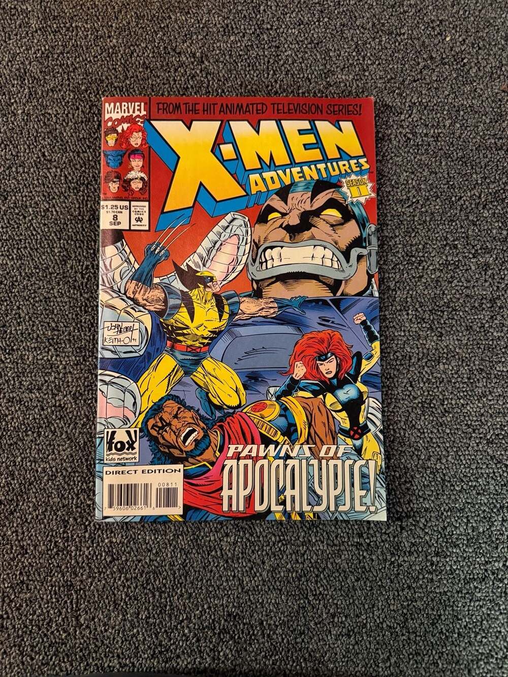 Marvel Comics X-Men Adventures Season II #8 Pawns of Apocalypse